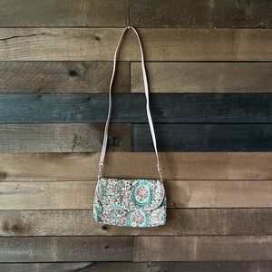 Vintage Floral Tapestry Shoulder Bag With Pink Strap Cottagecore 90s Style